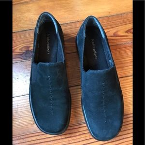 Naturalizer black slip on shoes, size 5.5M
